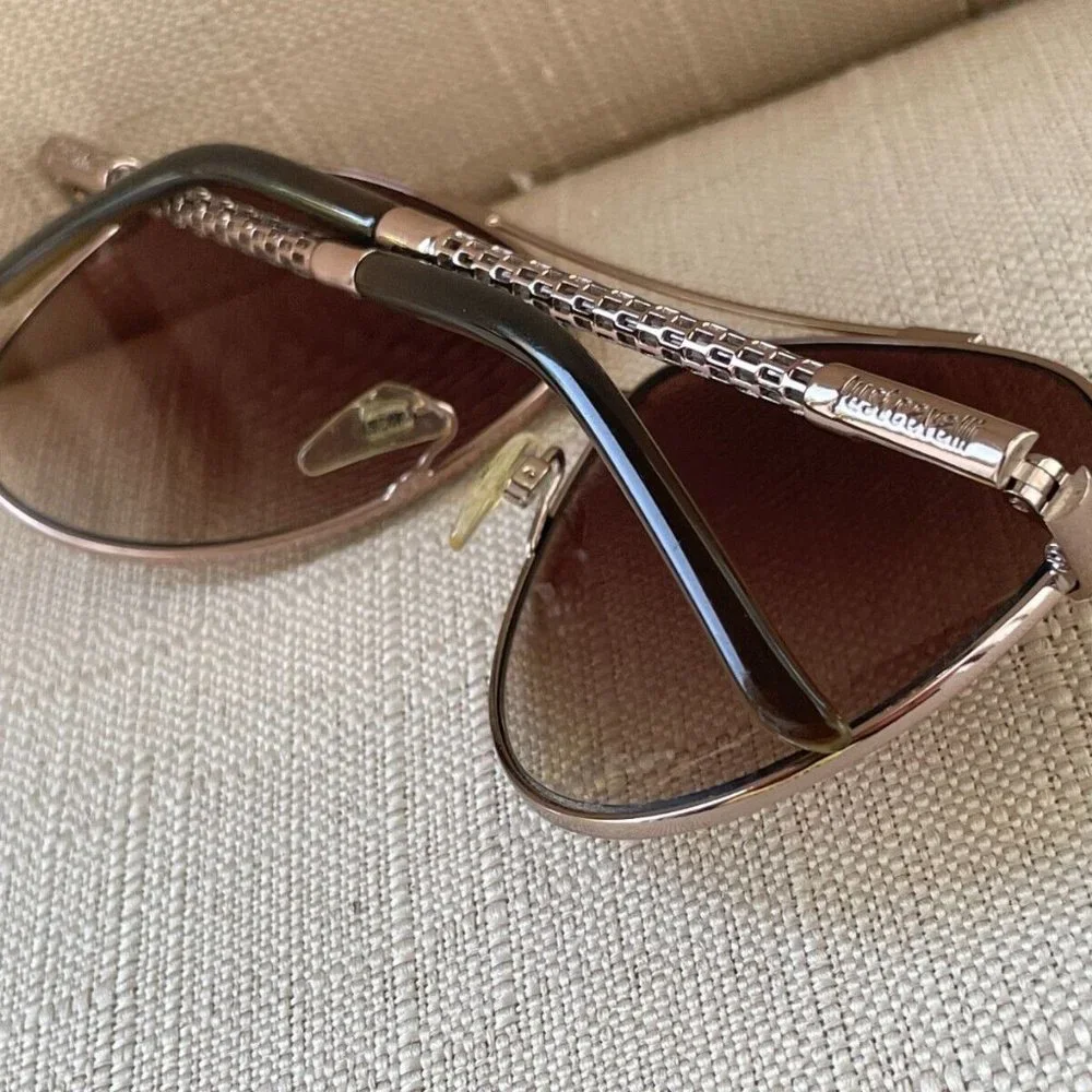 Just Cavalli Women Sunglasses Gold Tone eye Wear Design in USA 61[]11 135 shades